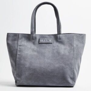 M.I.L.A. Luxury Tote Bag |‎ Suede | Gray